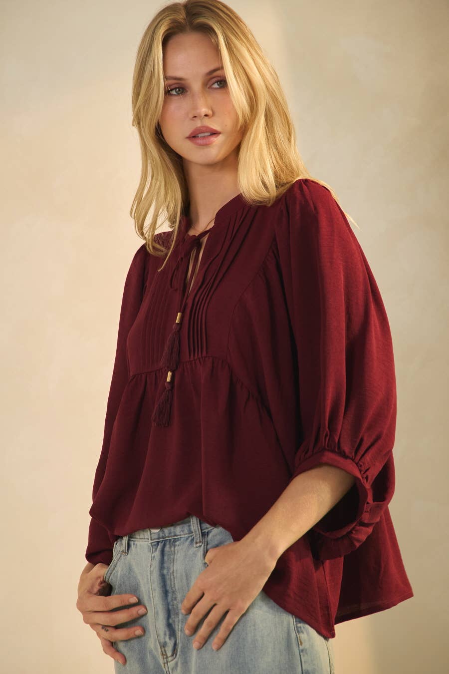 Flowy Blouse: Ivory