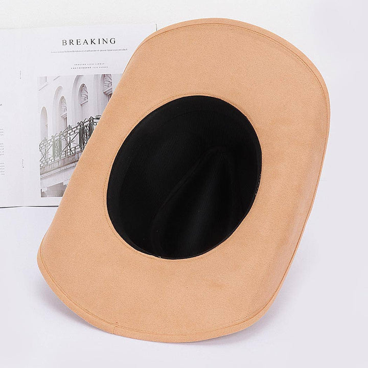 Faux Wool Cowboy Hat: BK