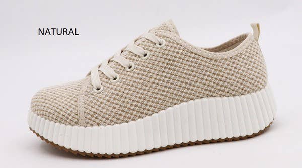 PLATFORM SNEAKER : IVORY / 12AF