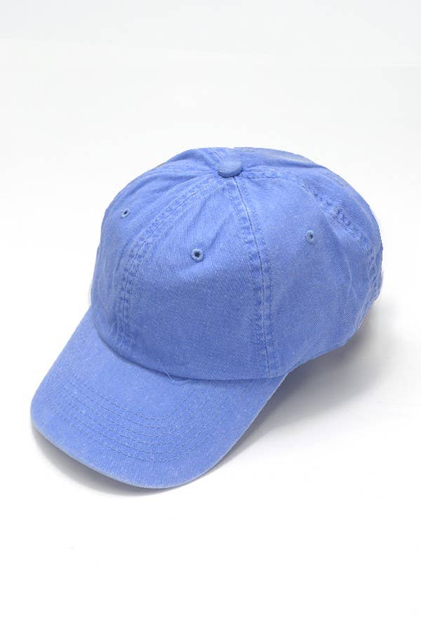VINTAGE WASHED BASEBALL CAP 40HW702: Washed Military