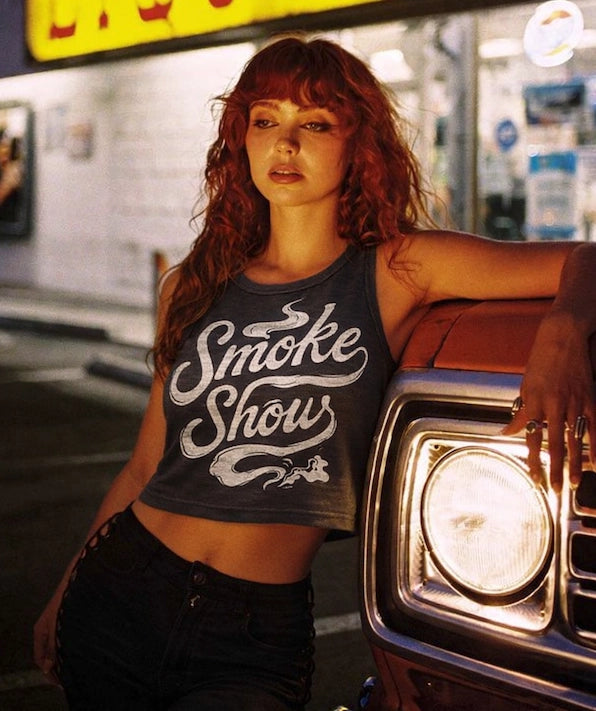 Smoke Show Muscle Crop Tee
