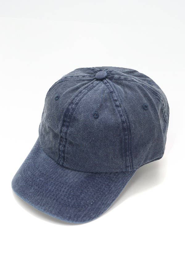 VINTAGE WASHED BASEBALL CAP 40HW702: Washed Military