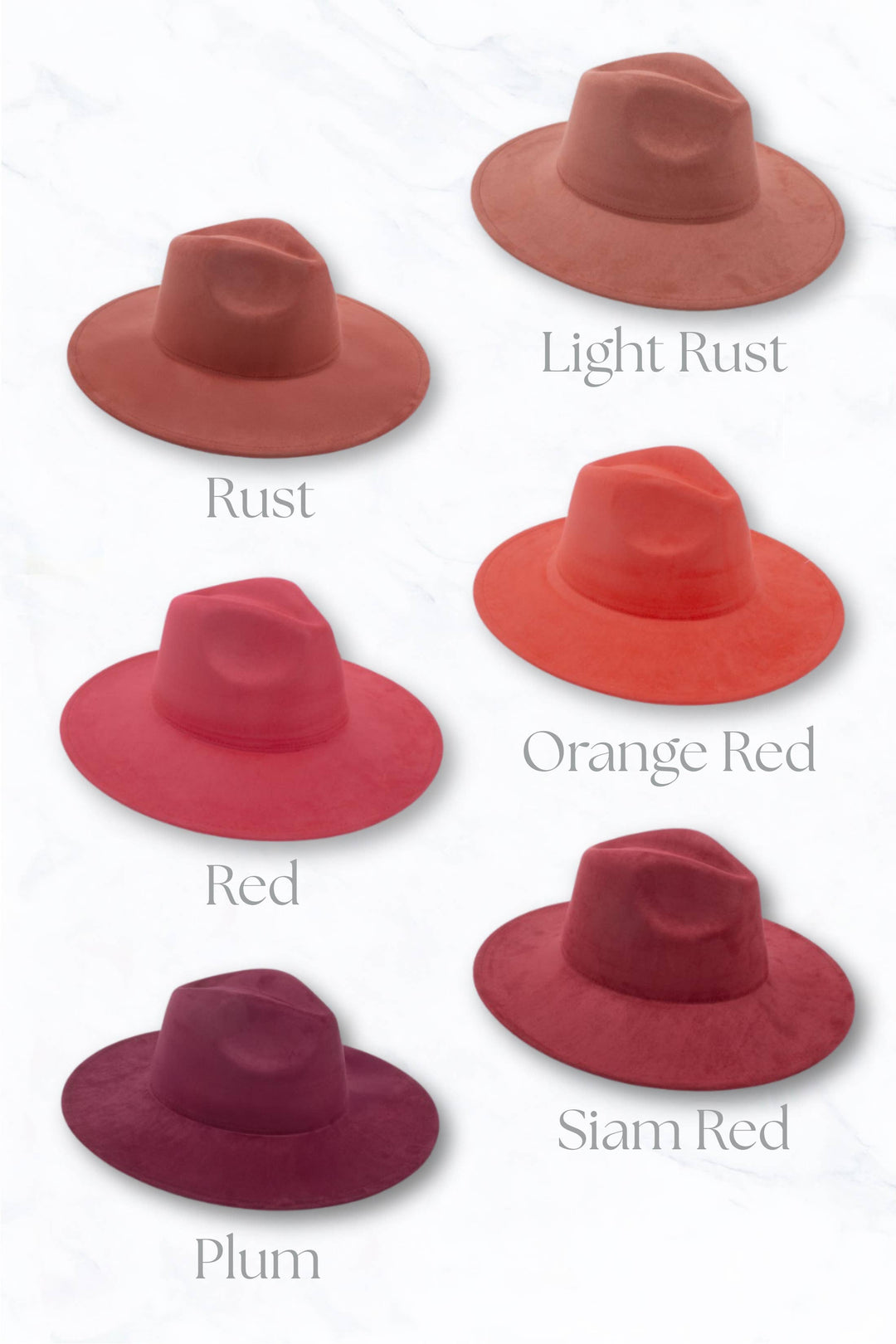 Suede Large Eaves Peach Top Fedora Hat: Stone Grey