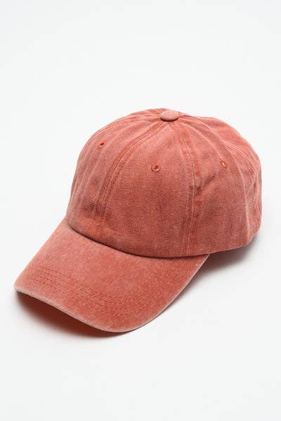 VINTAGE WASHED BASEBALL CAP 40HW702: Washed Military
