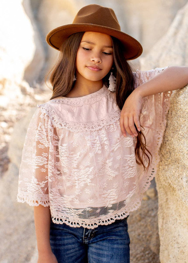 Kid's Eri Top in Lilac