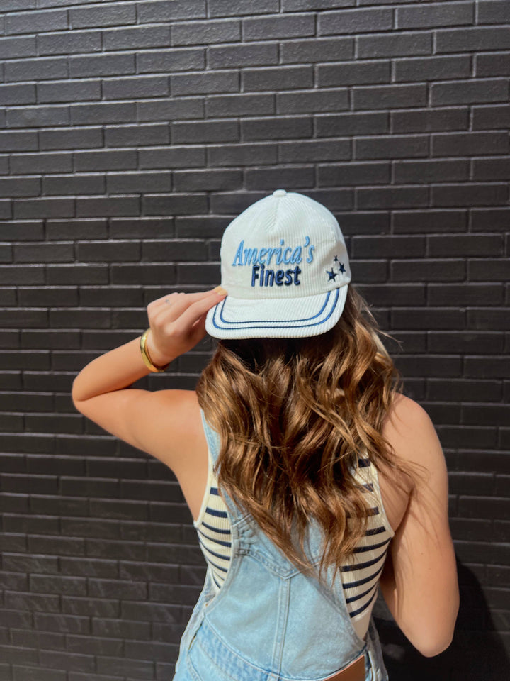 America's Finest Corduroy Trucker Hat