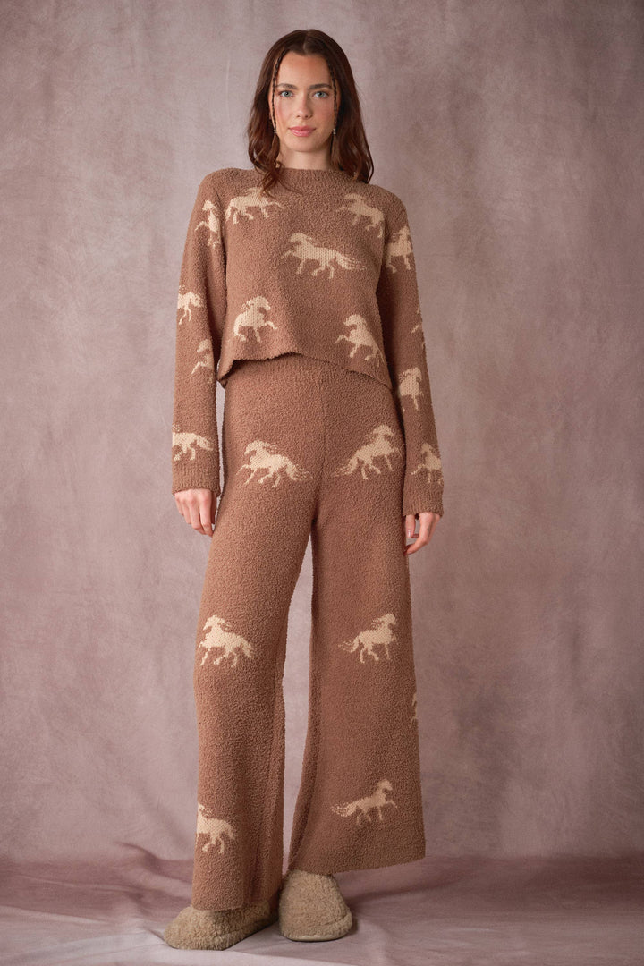 Horse Sweater Lounge Set