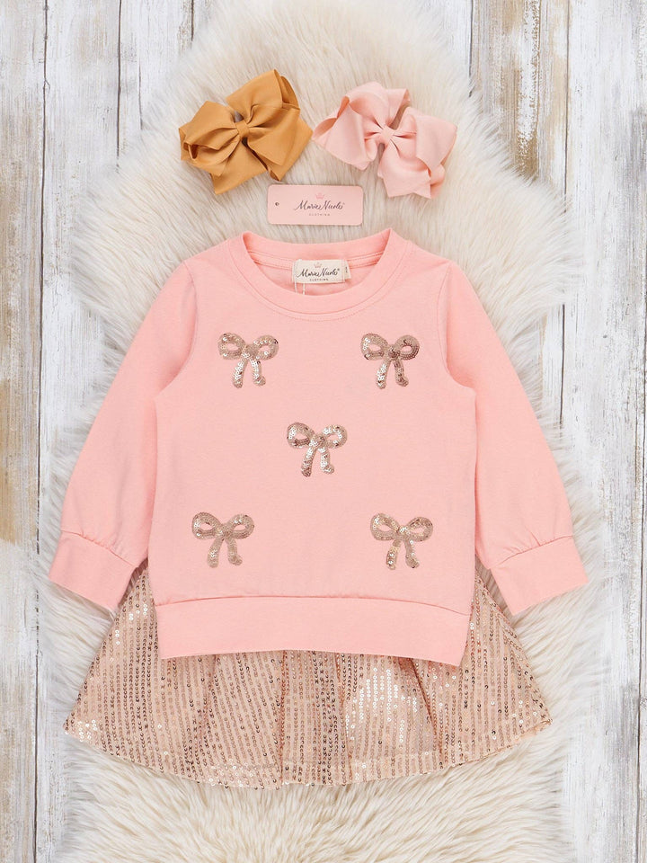 Sparkle Bow Tulle Skirt Outfit: XXS(12/18mos)