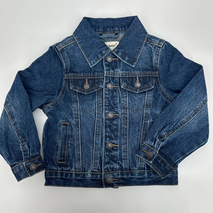 Sturdy Jean Trucker Jacket for Kids 2-8 yrs: 3T