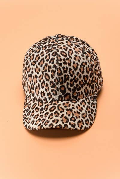 ANIMAL PRINT BASE BALL CAPS  | 40HW710: A