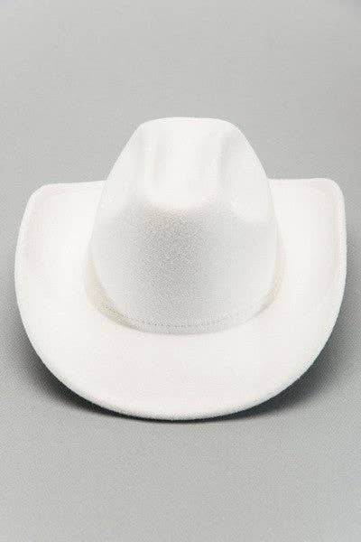 COW BOY HAT | 40HW214: WHITE