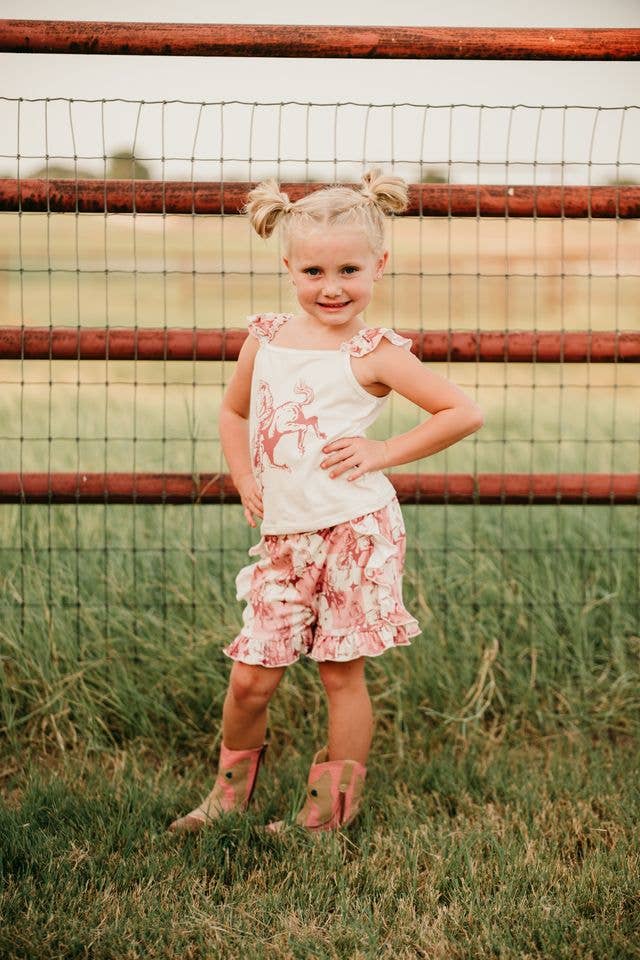 Plaid Bucking Horse Set