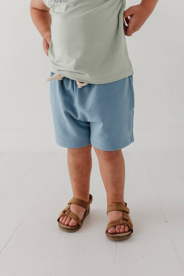 Babysprouts Boy's Everyday Shorts: Storm Cloud