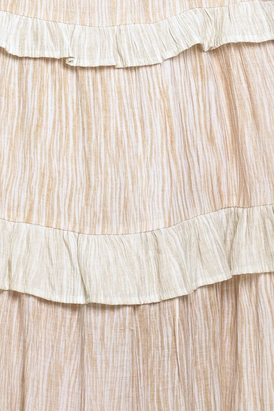 A textured woven midi dress