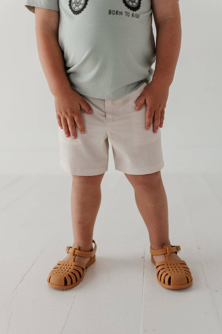 Babysprouts Boy's Dressy Shorts: Khaki