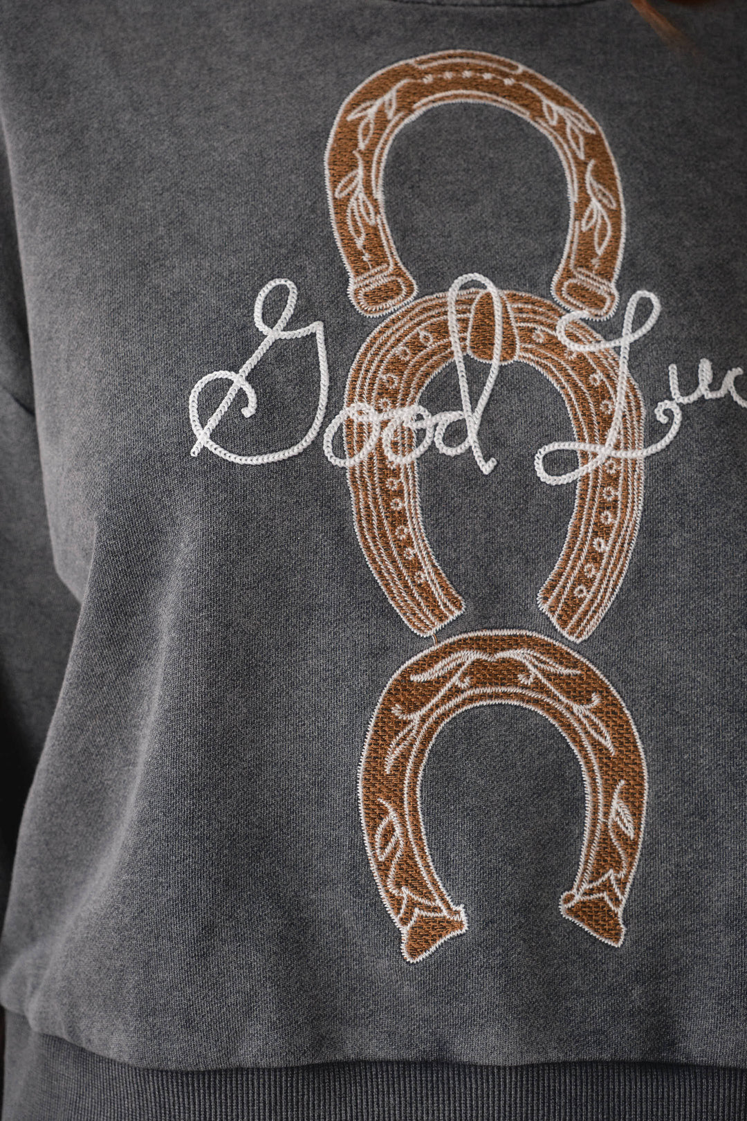 Western Horseshoe Mineral Wash Sweatshirt