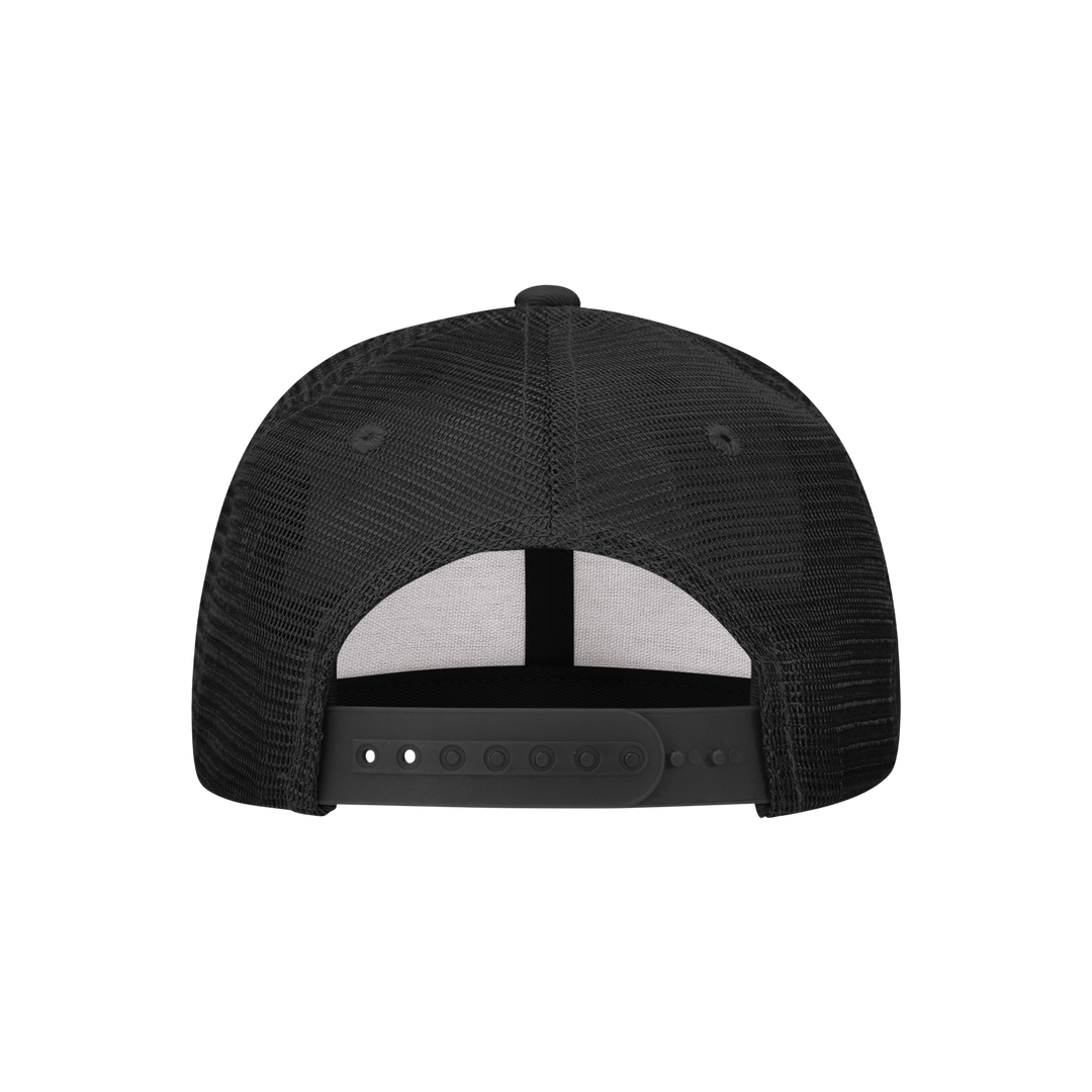 Decky 5010 - Kids Youth Trucker Hat, Flat Bill Snapback - 50: Heather Grey