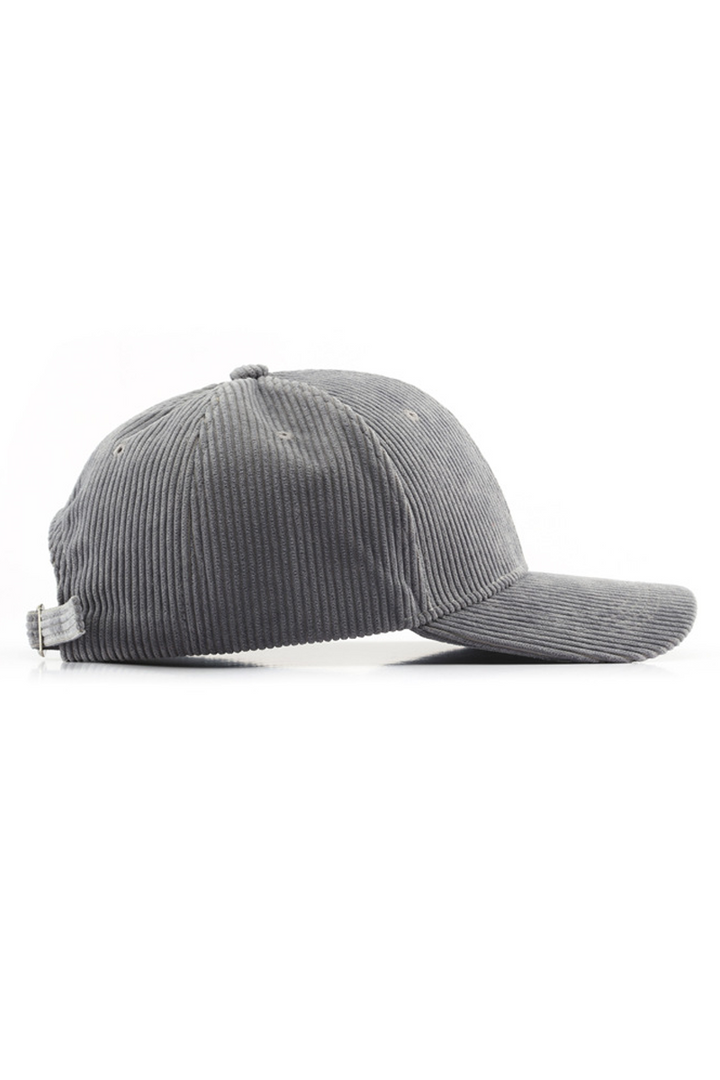 Corduroy Baseball Cap Unisex Winter Warm Outdoor_CWAH0517: YELLOW / (OS) 2