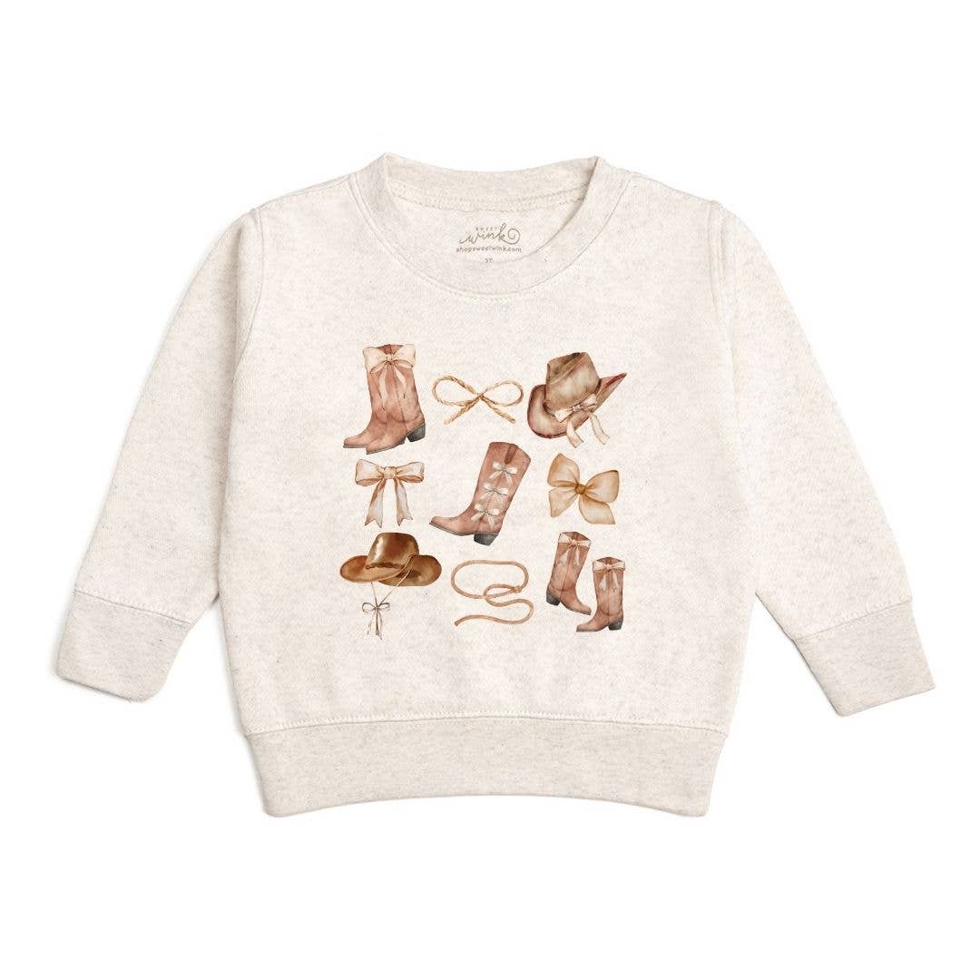 Cowgirl Cutie Girls Western Sweatshirt