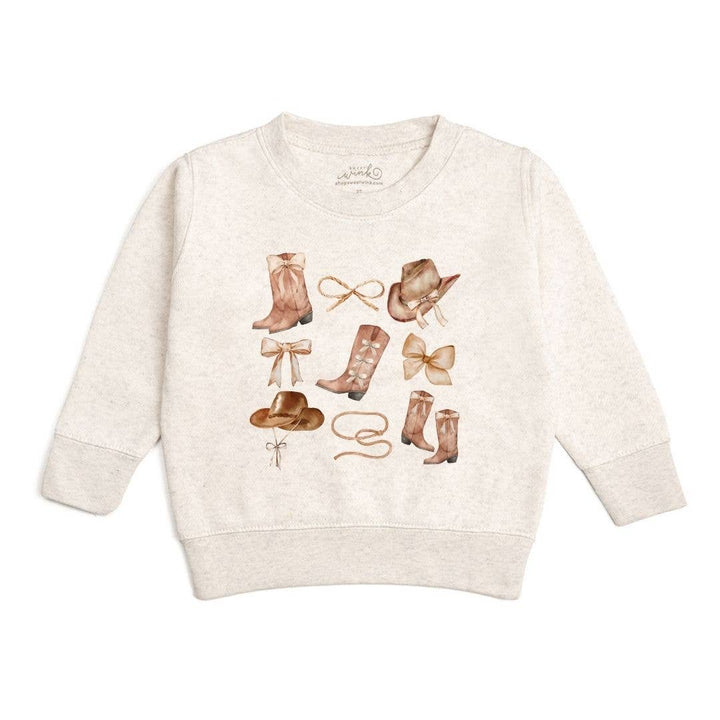 Cowgirl Cutie Girls Western Sweatshirt