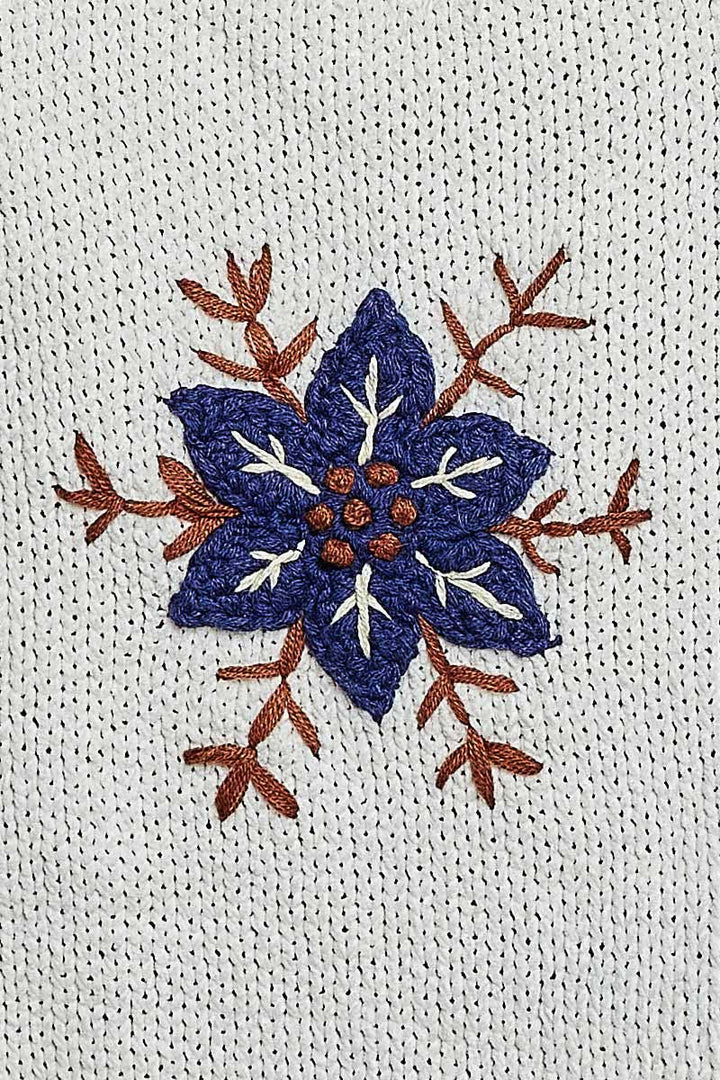 Christmas Fair Isle Snowflake Reindeer Soft Knit Sweater