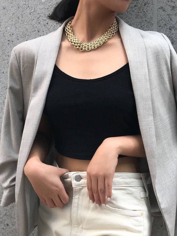 Necklaces Accessories: GOLD / One_size