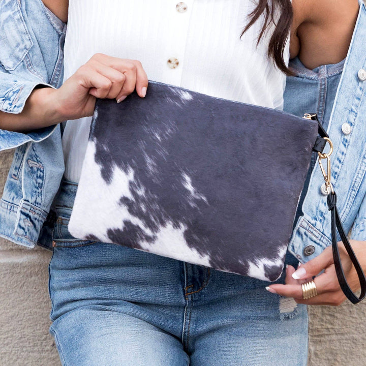Western Fur Clutch: Brown Cow