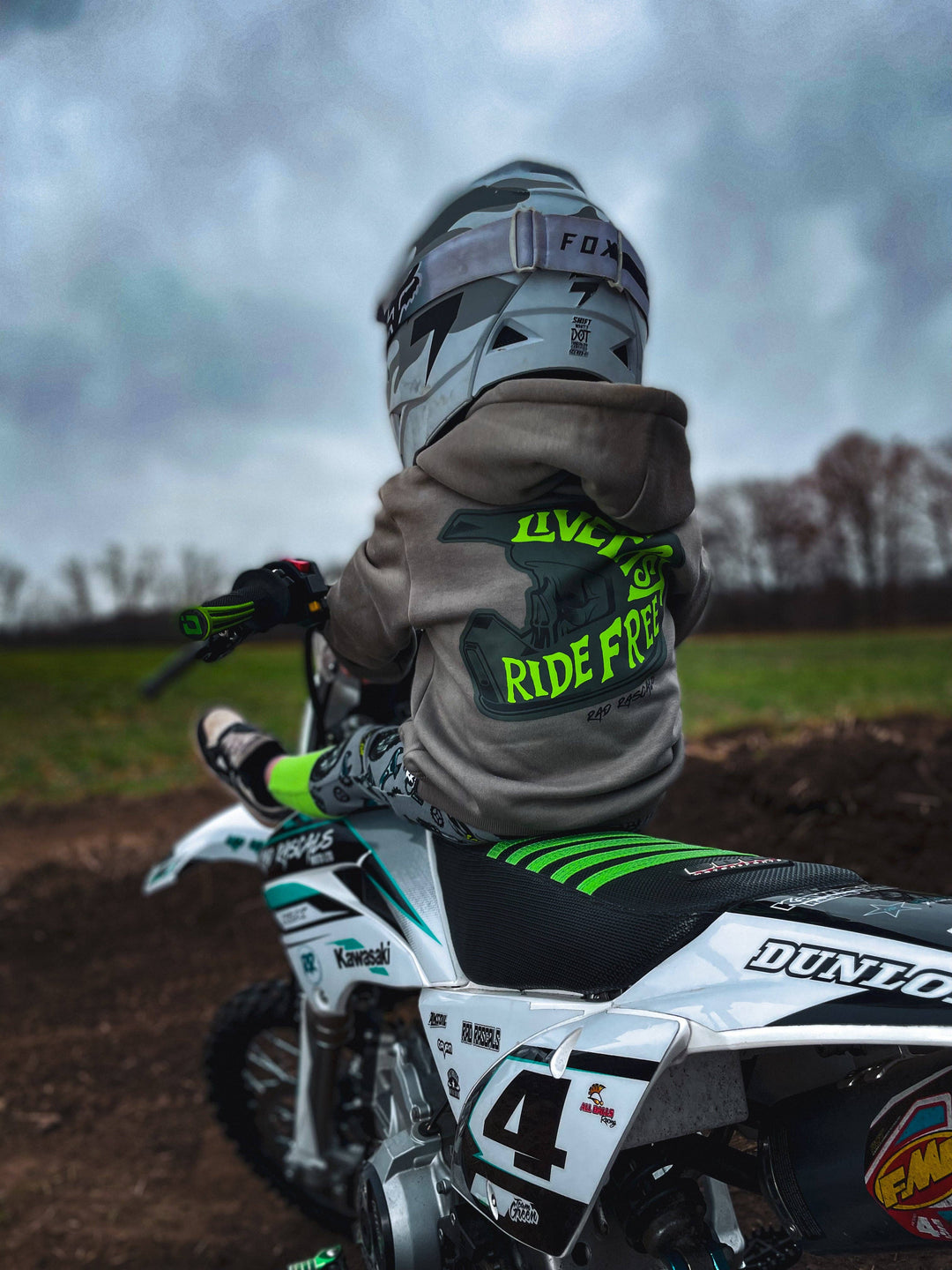 Live Fast Ride Free - Boy's Hoodie