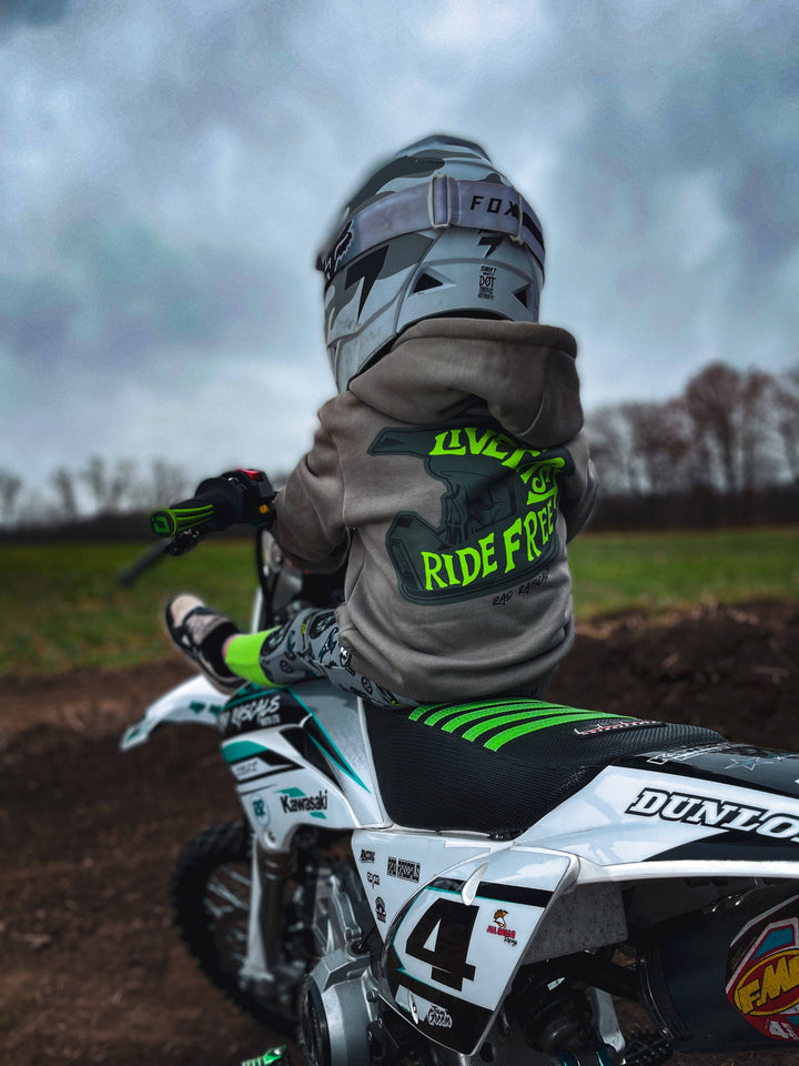 Live Fast Ride Free - Boy's Hoodie