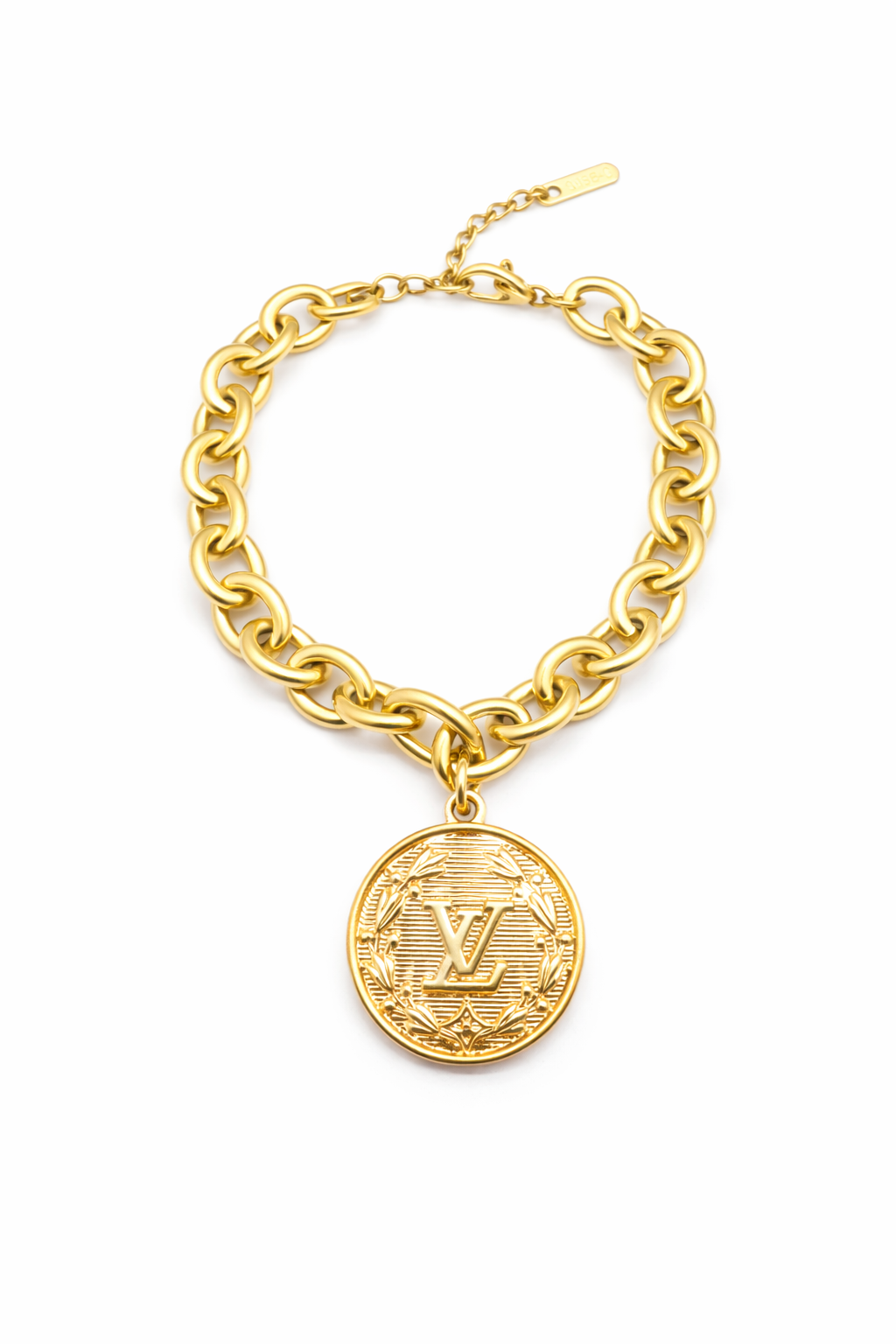 14k Gold–Plated Stainless Steel Upcycled Designer Bracelet