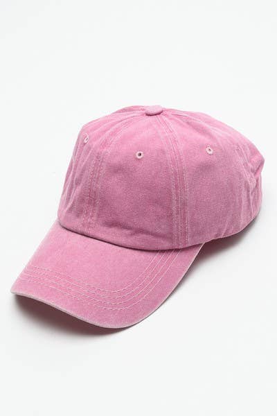 VINTAGE WASHED BASEBALL CAP 40HW702: Washed Military