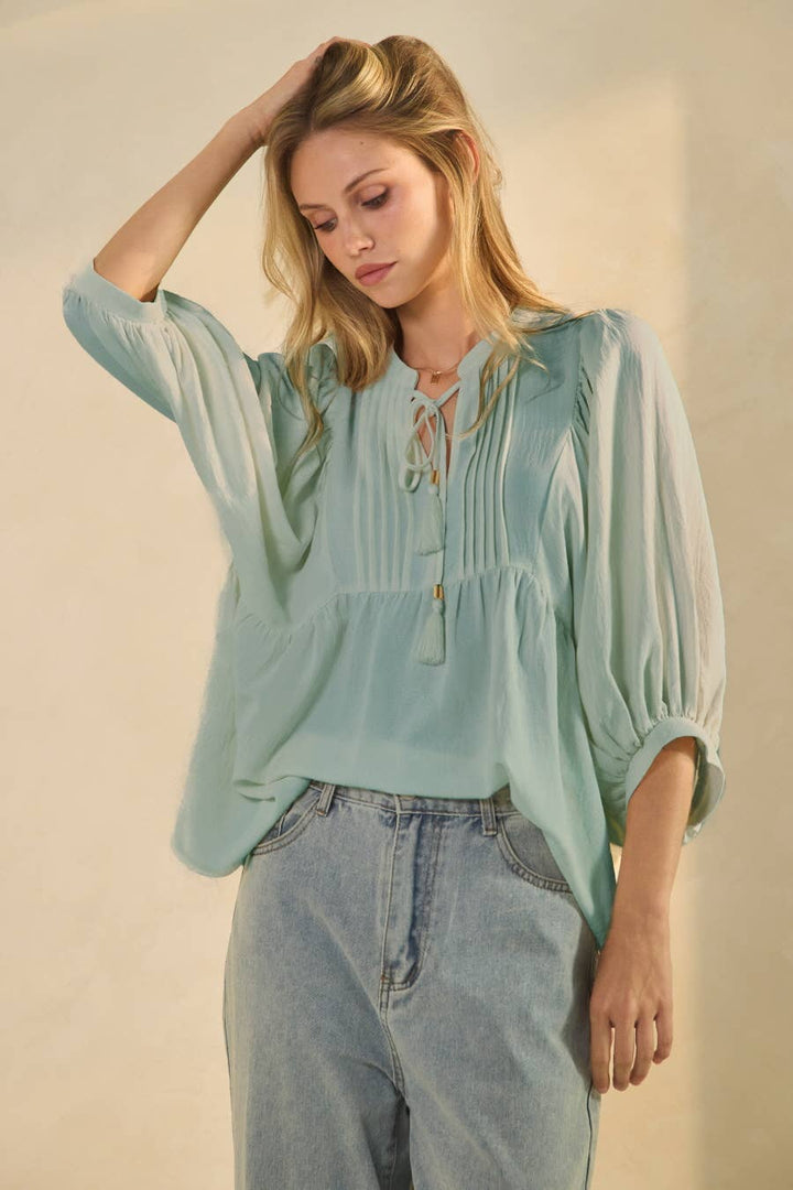 Flowy Blouse: Ivory