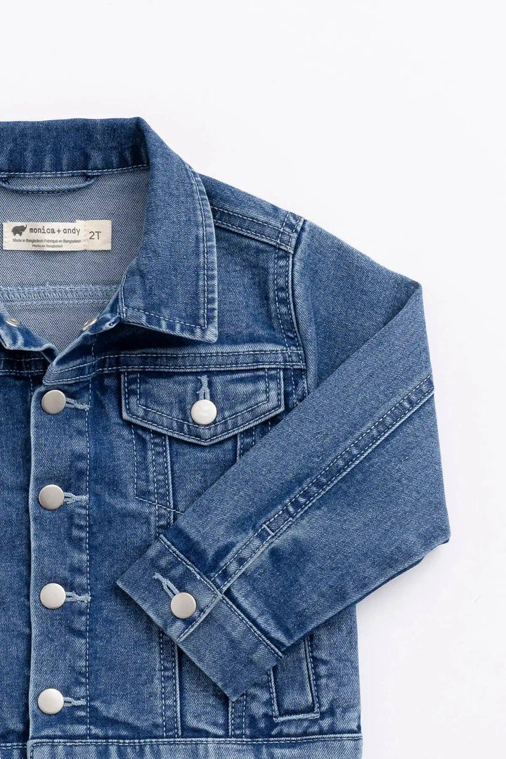 Kids Back to School Denim Jacket: Unisex / Denim