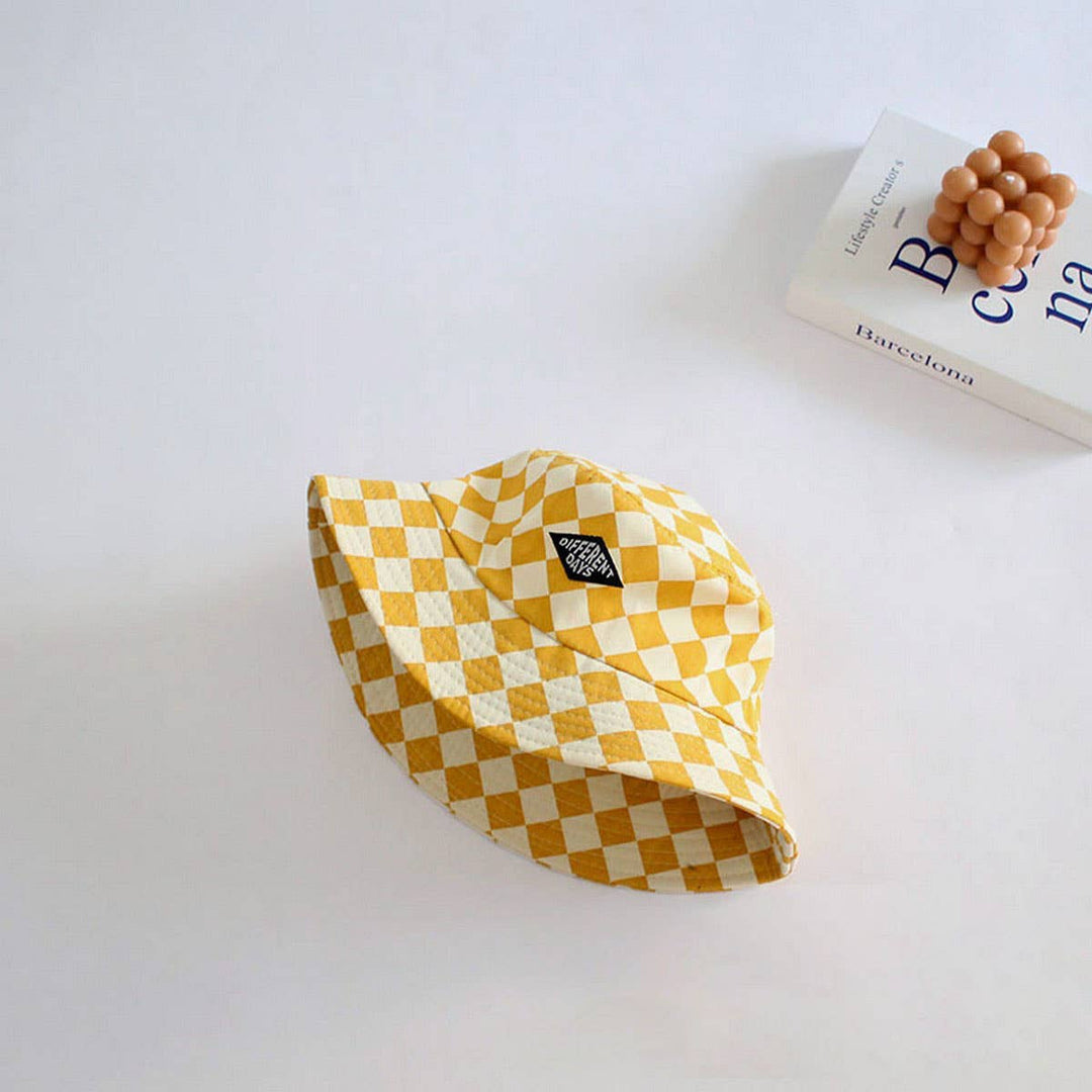 KID'S CHECKERBOARD BUCKET HAT