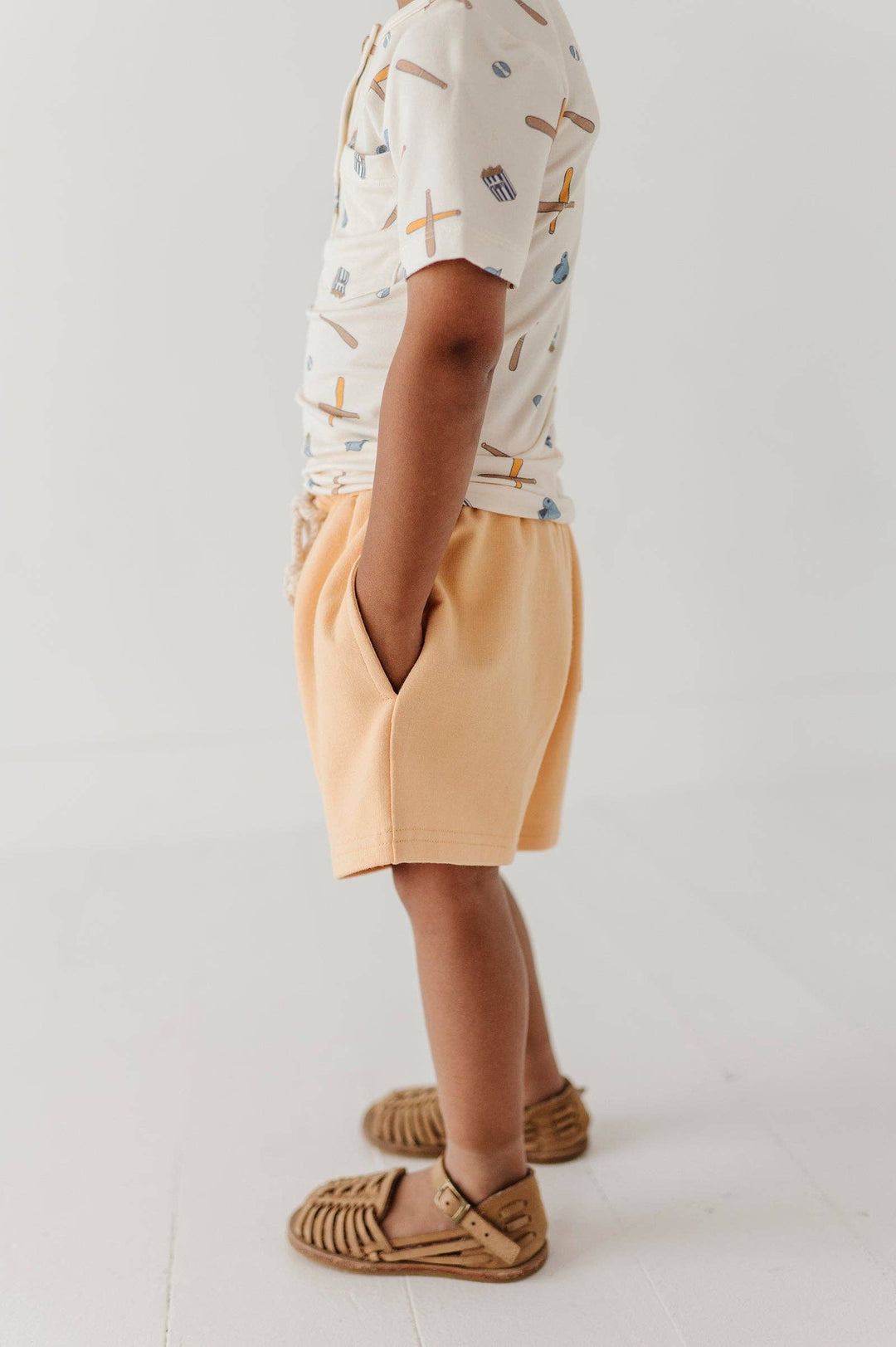 Babysprouts Boy's Everyday Shorts: Storm Cloud