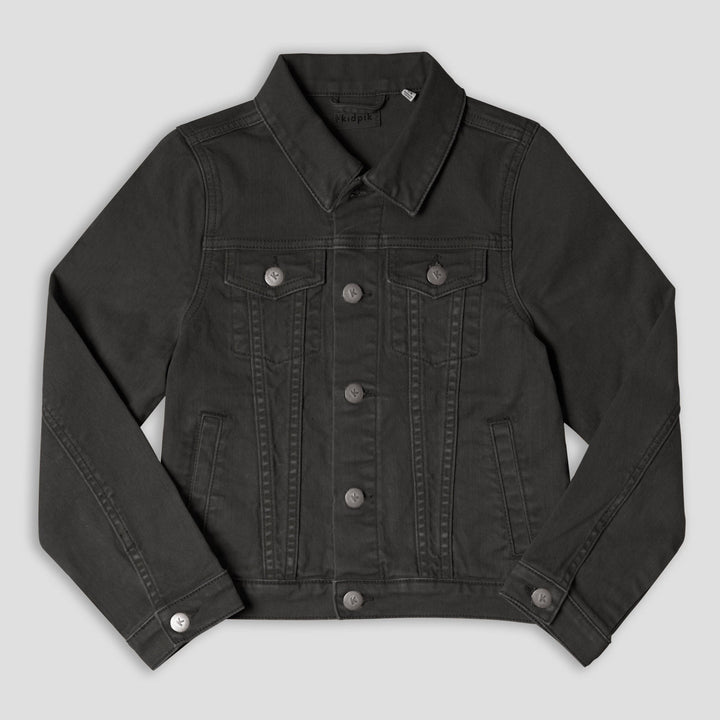 Colored Jean Jacket: Oyster
