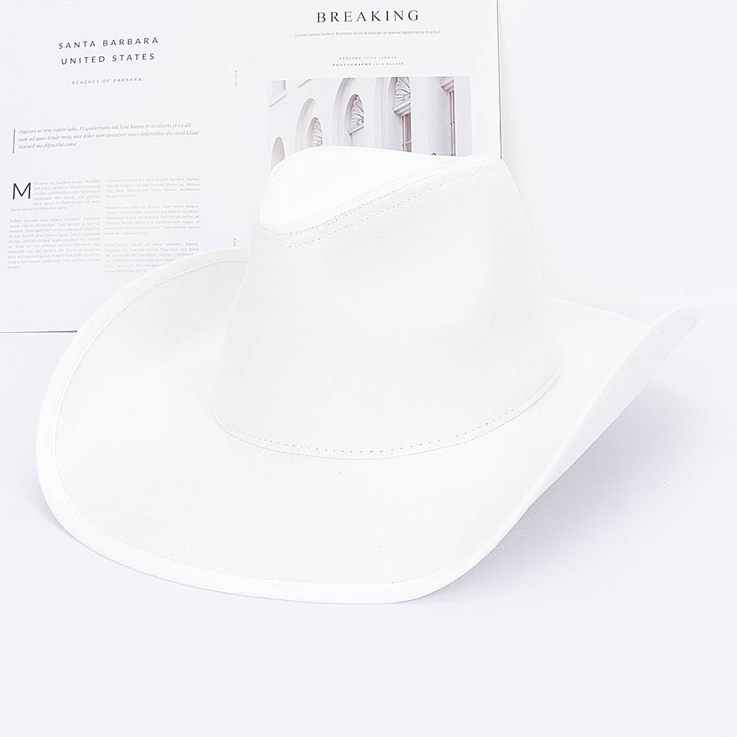 Faux Wool Cowboy Hat: CM