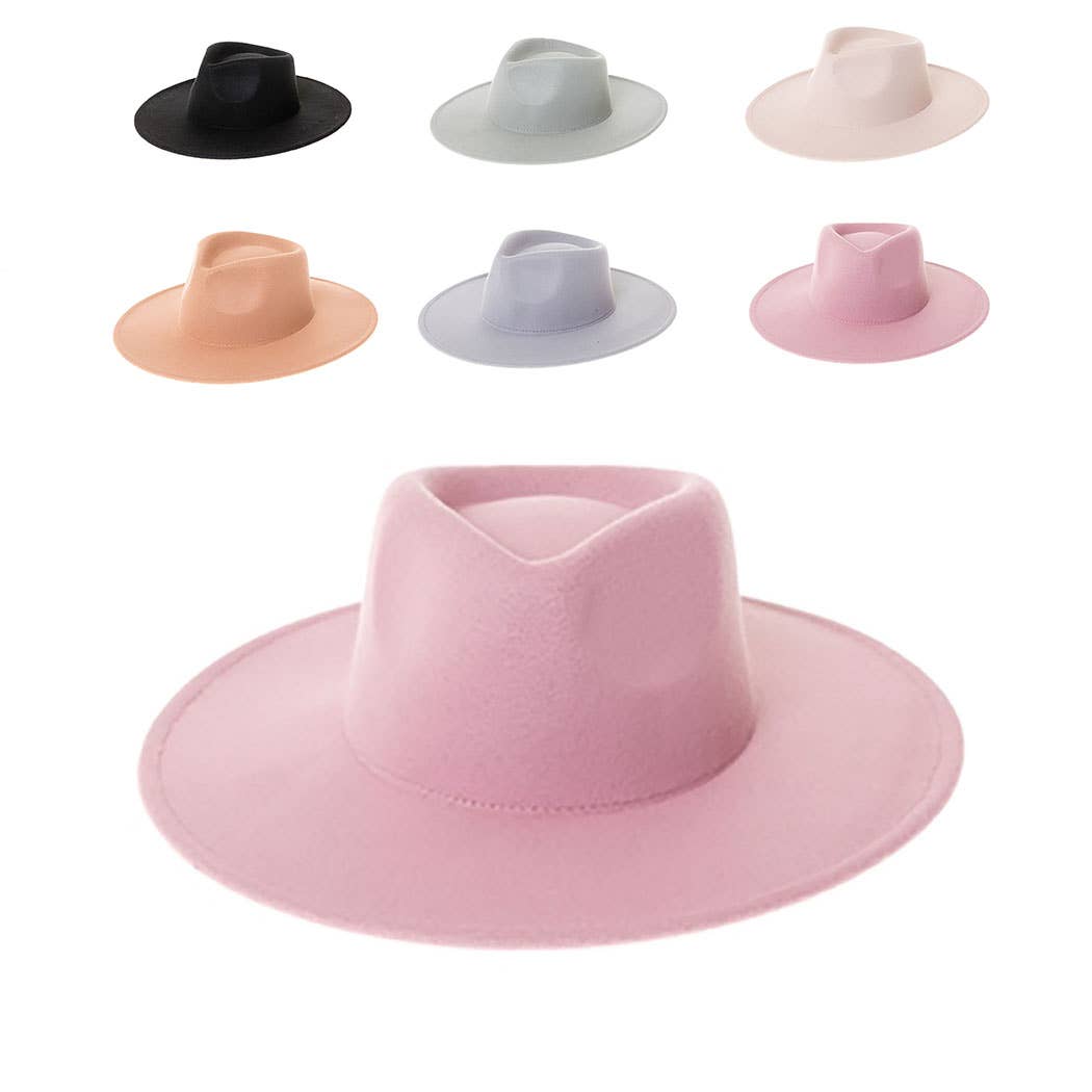 Children's Vegan Felt Rancher Hat with Adjustable Drawstring: Mint