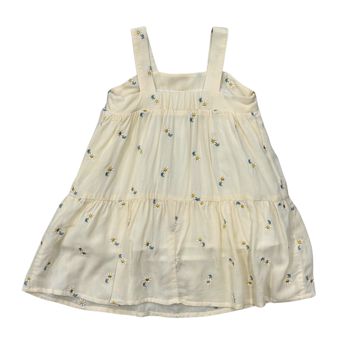 Babysprouts Wide Strap Dress: Embroidery Floral