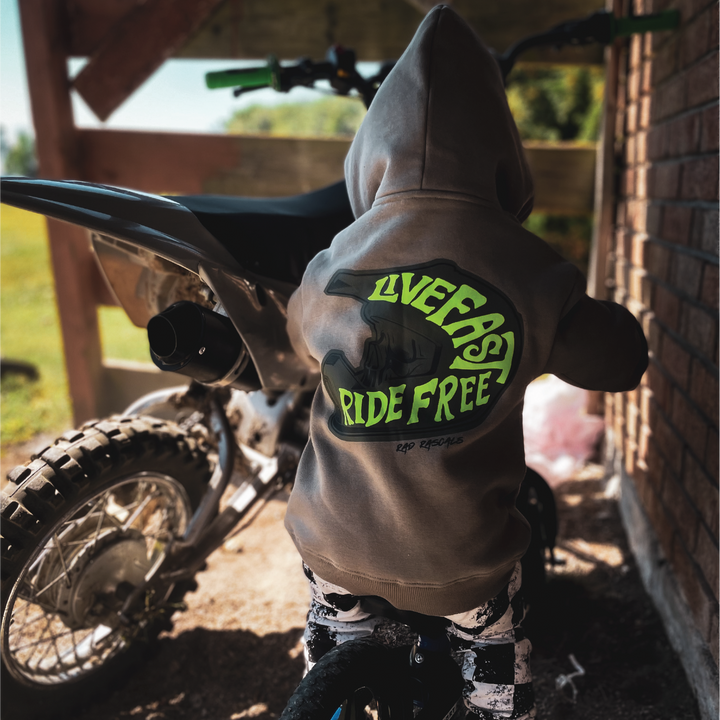Live Fast Ride Free - Boy's Hoodie