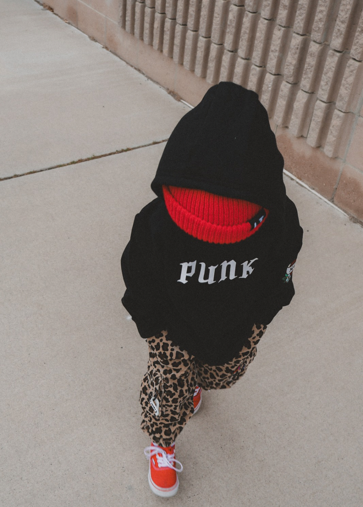 Leopard Cord Kids Cargos