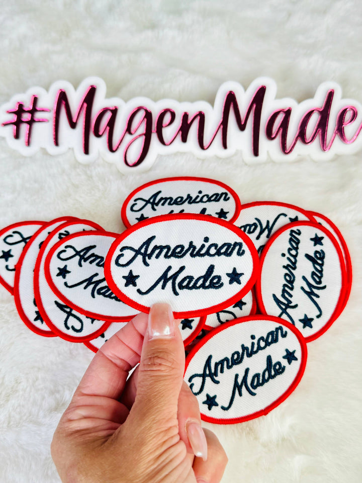 American Made Embroidered Patch: Default Title