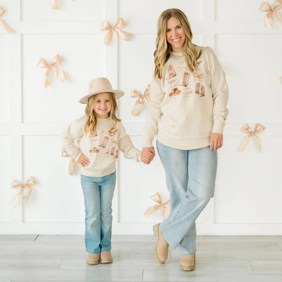 Cowgirl Cutie Girls Western Sweatshirt