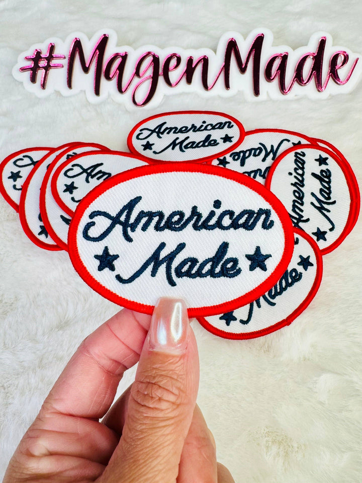 American Made Embroidered Patch: Default Title