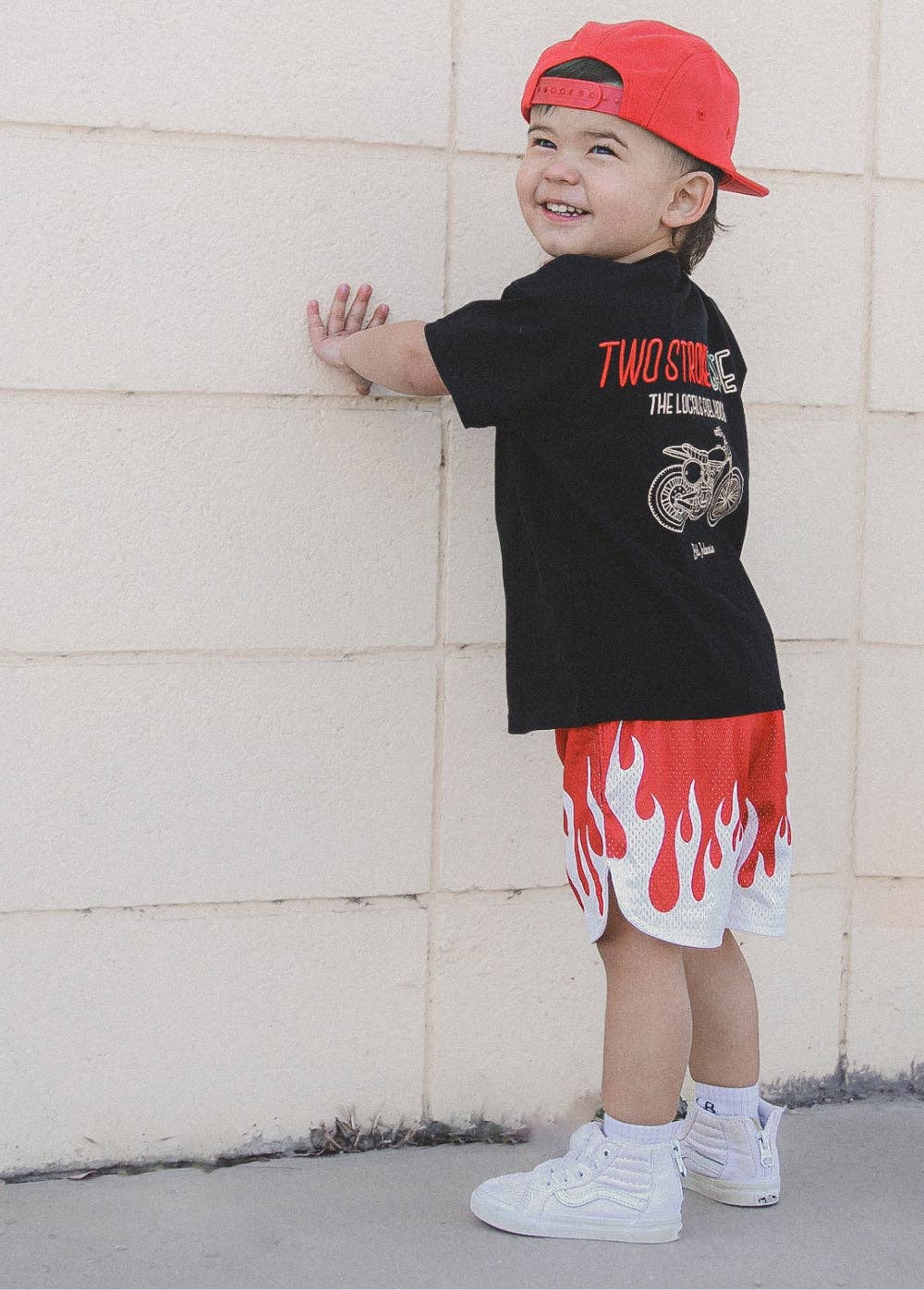 Heater Mesh Shorts Red