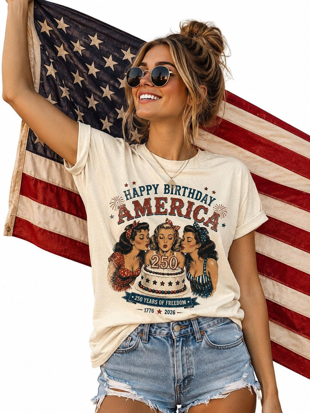 America 250th Birthday Tee