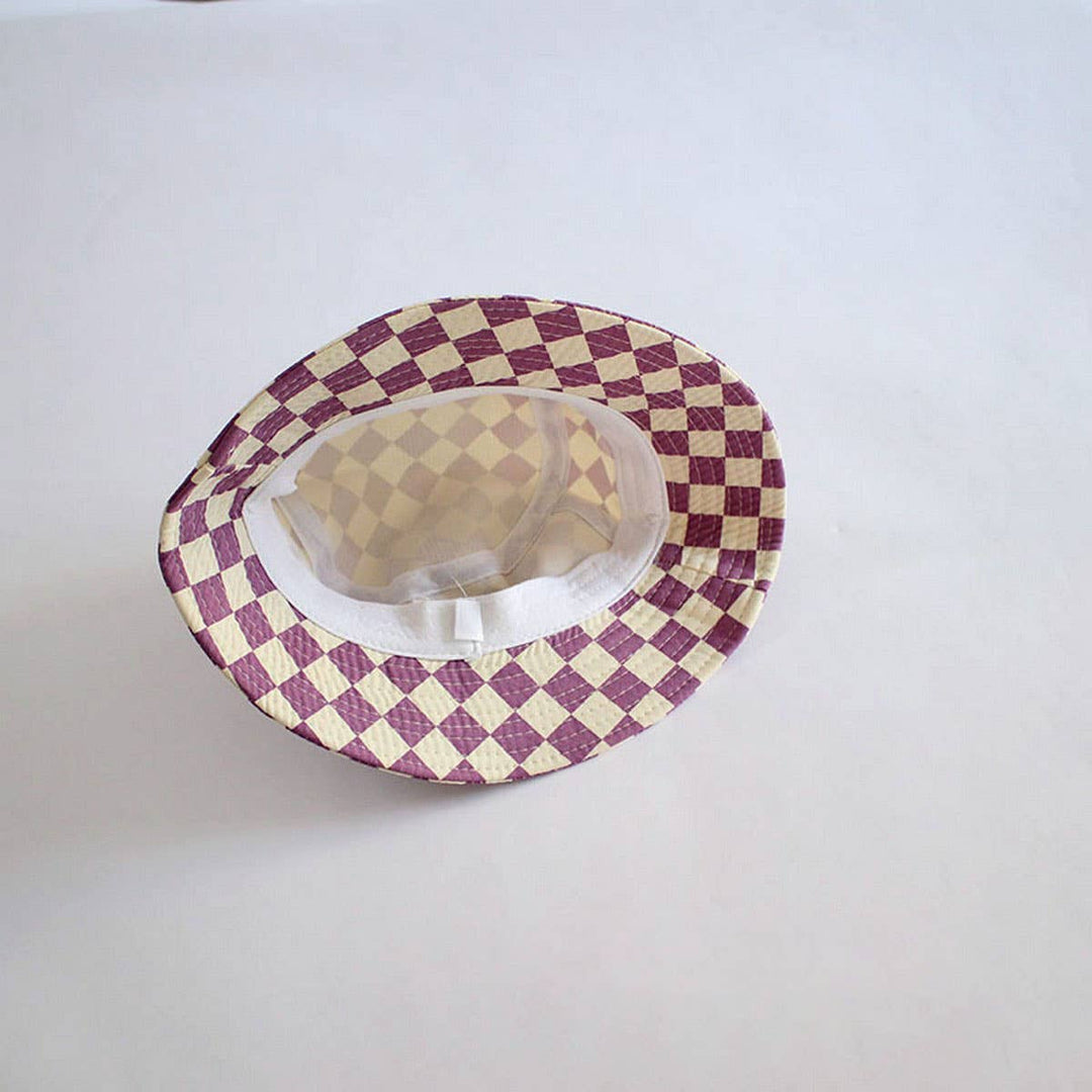 KID'S CHECKERBOARD BUCKET HAT