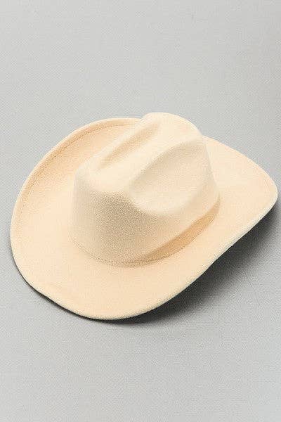 COW BOY HAT | 40HW214: WHITE