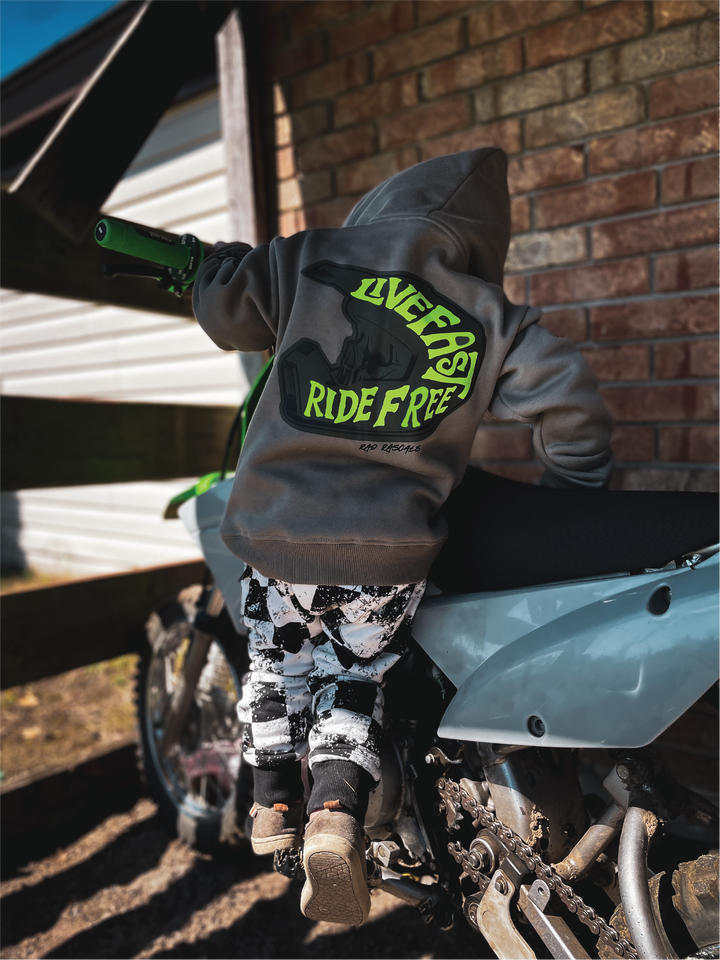 Live Fast Ride Free - Boy's Hoodie