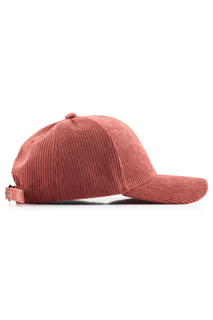 Corduroy Baseball Cap Unisex Winter Warm Outdoor_CWAH0517: BEIGE / (OS) 2